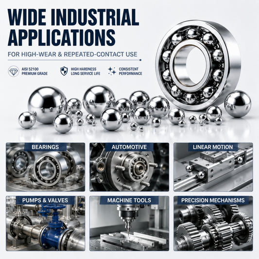 BaseGlobal AISI 52100 Chrome Steel Balls | High-Precision 100Cr6 GCr15 Bearing Balls Manufacturer & Supplier