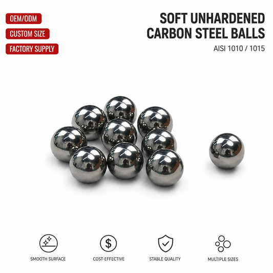 BaseGlobal Soft Unhardened Low Carbon Steel Balls | Weldable AISI 1010/1015 Steel Balls for Fabrication & Decorative Metalwork