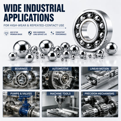 BaseGlobal AISI 52100 Chrome Steel Balls | High-Precision 100Cr6 GCr15 Bearing Balls Manufacturer & Supplier