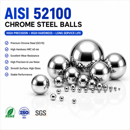 BaseGlobal AISI 52100 Chrome Steel Balls | High-Precision 100Cr6 GCr15 Bearing Balls Manufacturer & Supplier